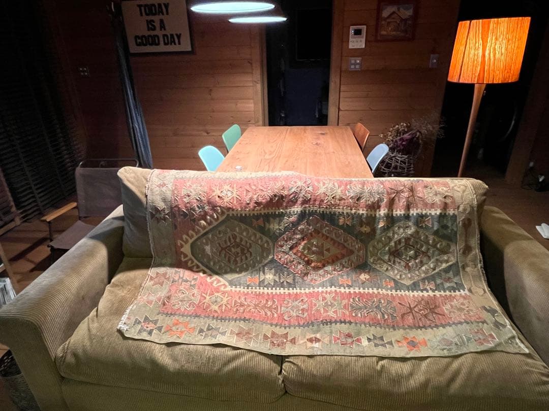 70年代オールドキリム トルコヴィンテージラグ　truck furniture