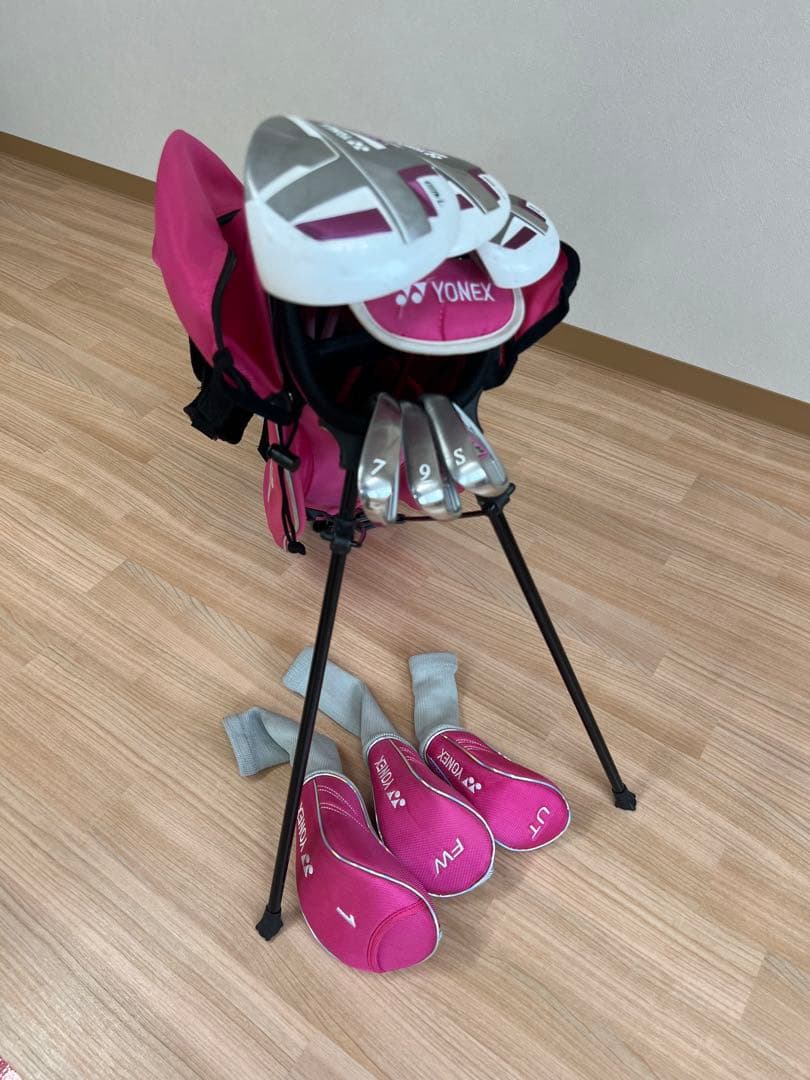 YONEX ピンク J120　ジュニアクラブセット