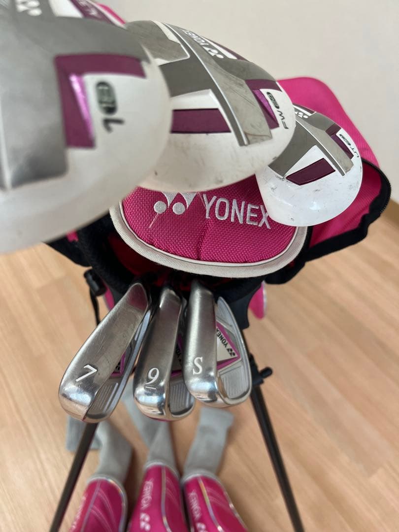YONEX ピンク J120　ジュニアクラブセット
