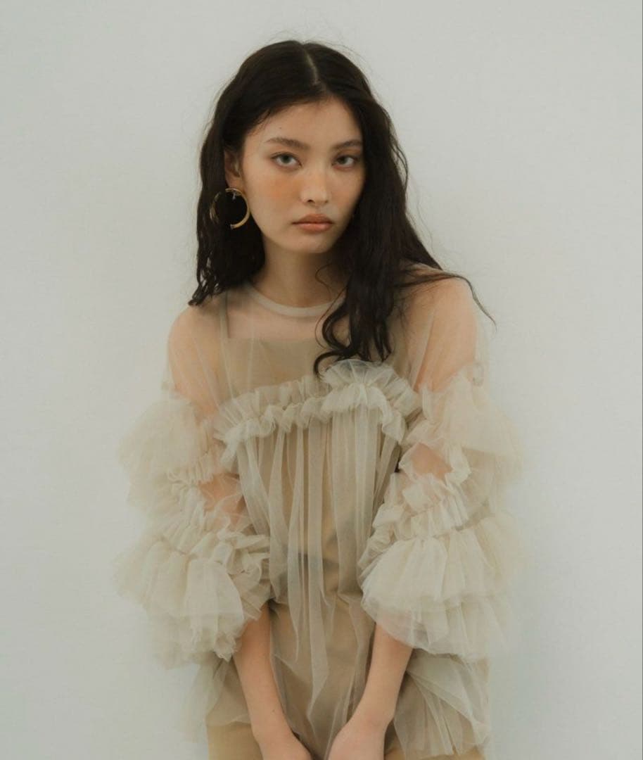 スーツ・フォーマル・ドレス andresd decorative tulle tops