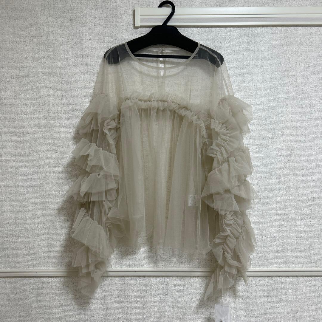 スーツ・フォーマル・ドレス andresd decorative tulle tops