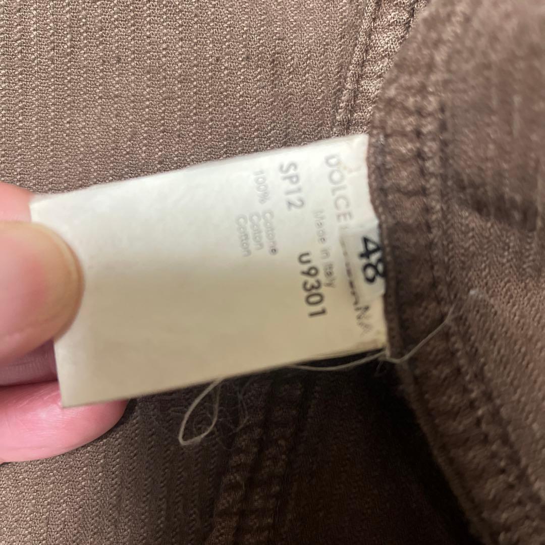 Dolce & Gabbana コーデュロイジャケット ブラウン