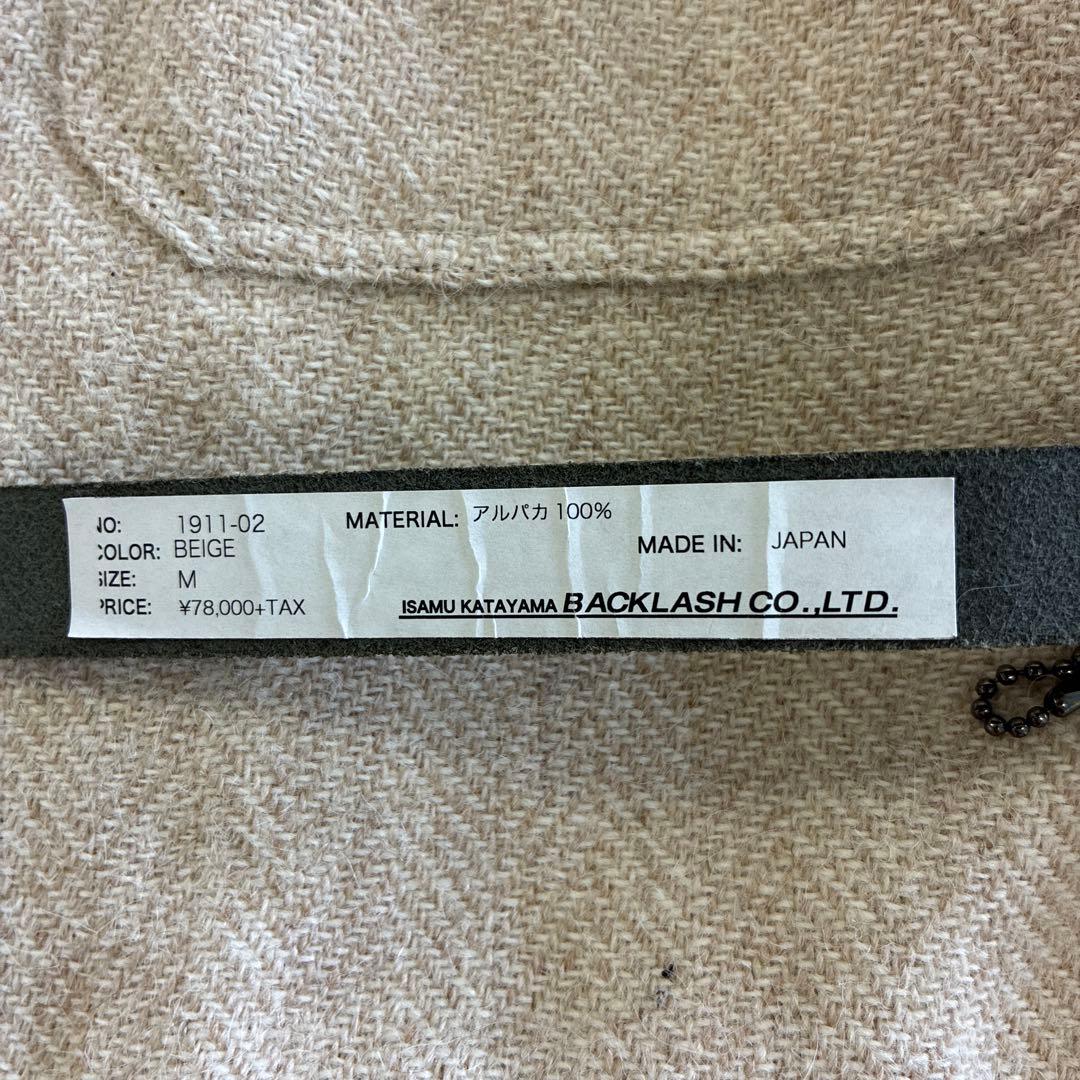 【定価78000円+TAX】BACKLASH未使用品　アルパカウール　コート　M