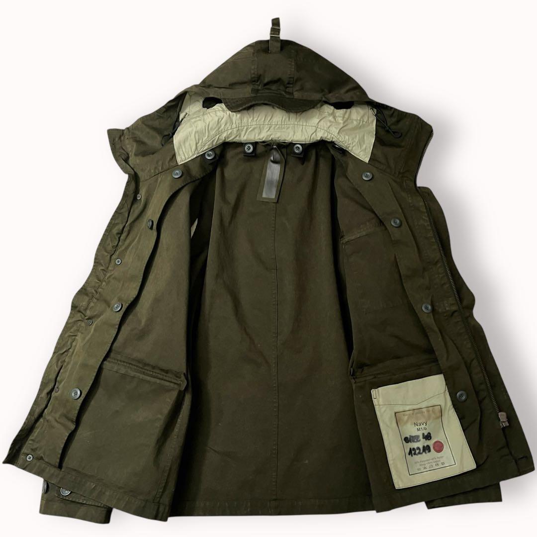 Ten c テンシー ネイビーパーカ グリーンフォレスト ダークグリーン 48