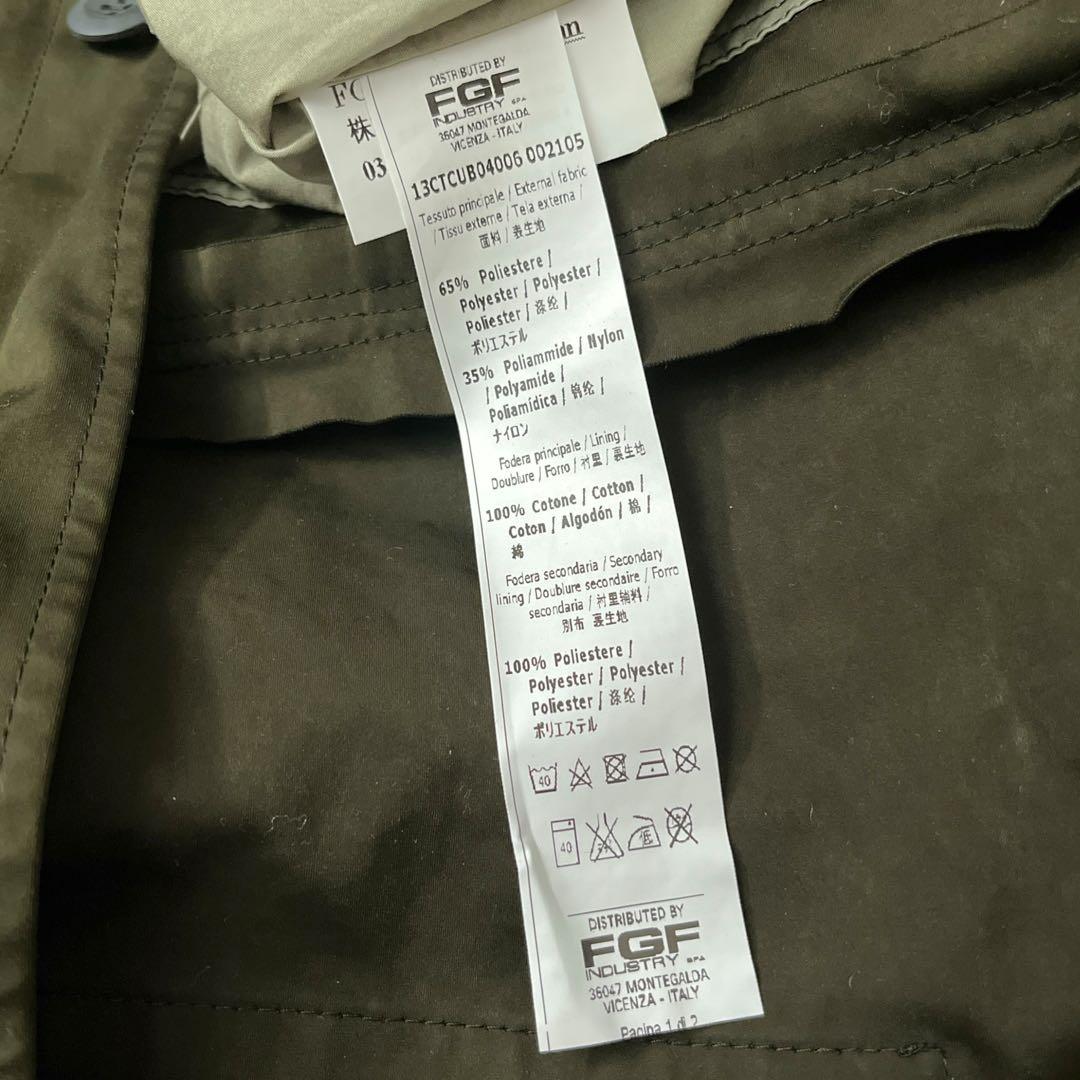 Ten c テンシー ネイビーパーカ グリーンフォレスト ダークグリーン 48