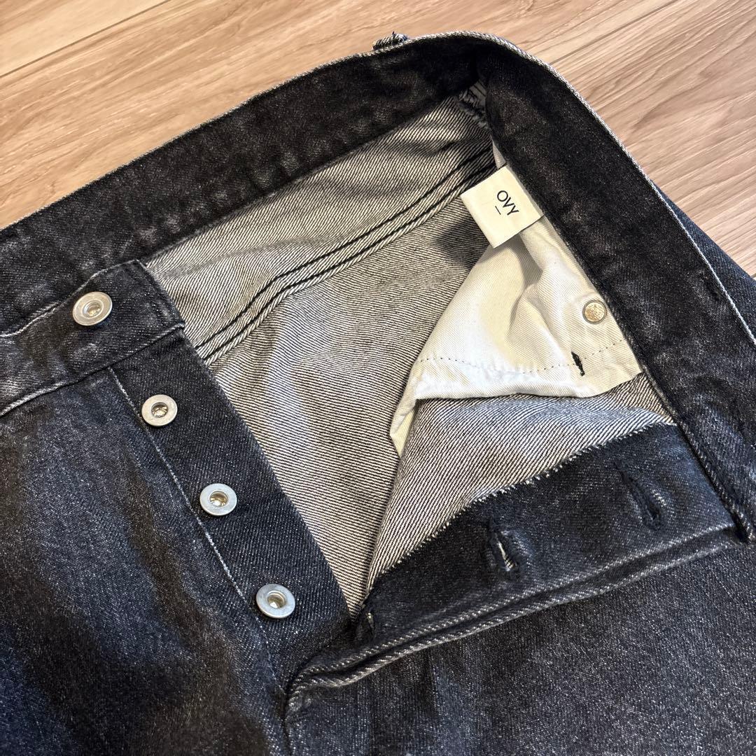 パンツ OVY Japan Black Baggy Denim Pants (gray)