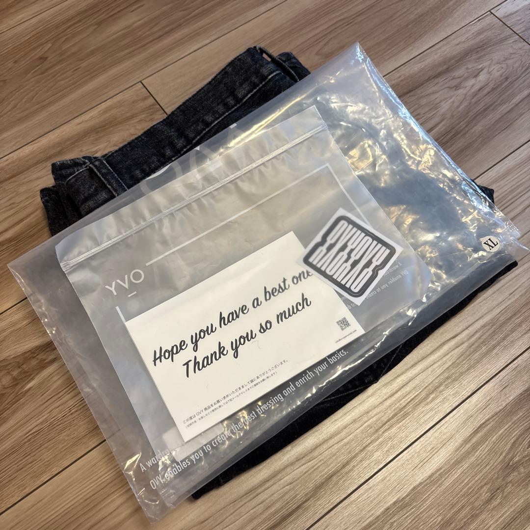 パンツ OVY Japan Black Baggy Denim Pants (gray)