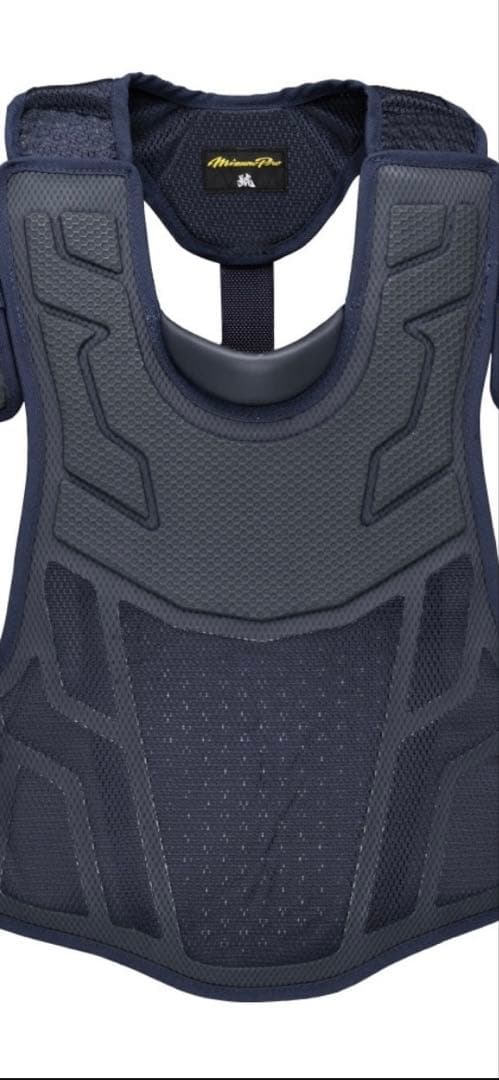 【ミズノプロ】號SAKEBI 硬式用プロテクター(ネイビー)