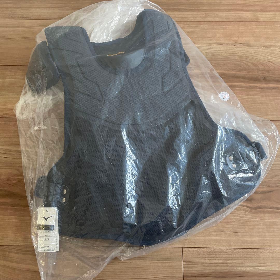 【ミズノプロ】號SAKEBI 硬式用プロテクター(ネイビー)