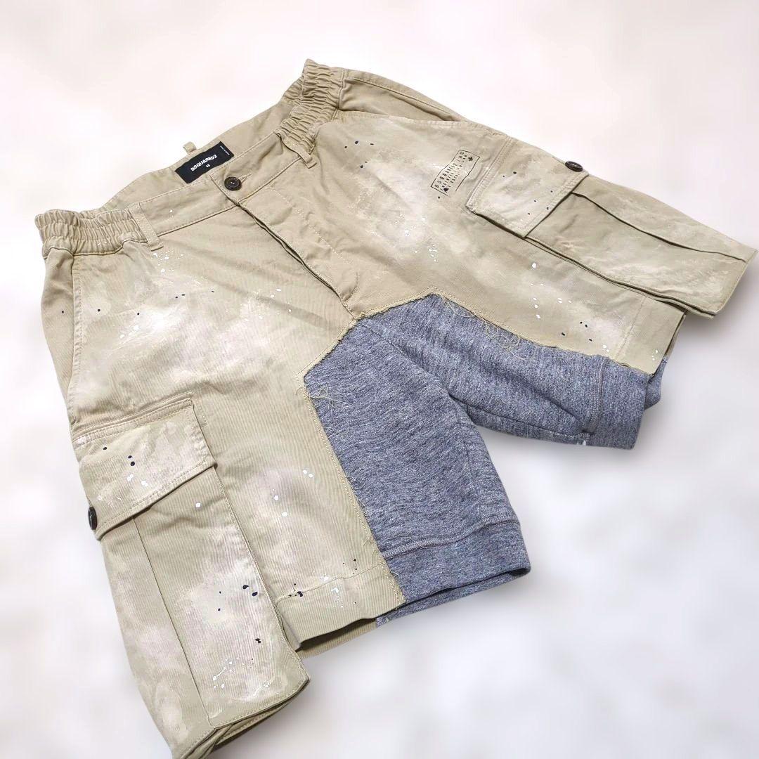 極美品 DSQUARED2 ディースクエアード ハーフパンツ L