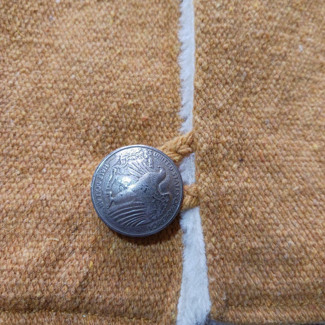 INDIAN MOTOCYCLE　ネイティブ柄　裏ボア　チマヨベスト　40 黄色