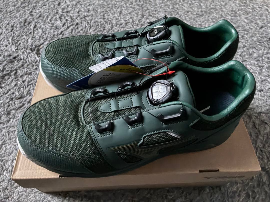 ミズノ◎オールマイティLS II 52L BOA新品◎グリーン×ゴールド