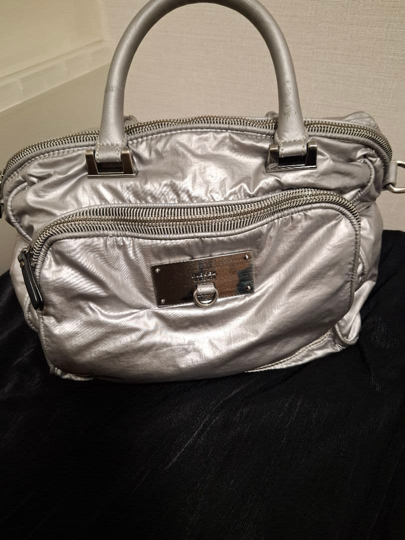 DIESEL シルバー バッグ