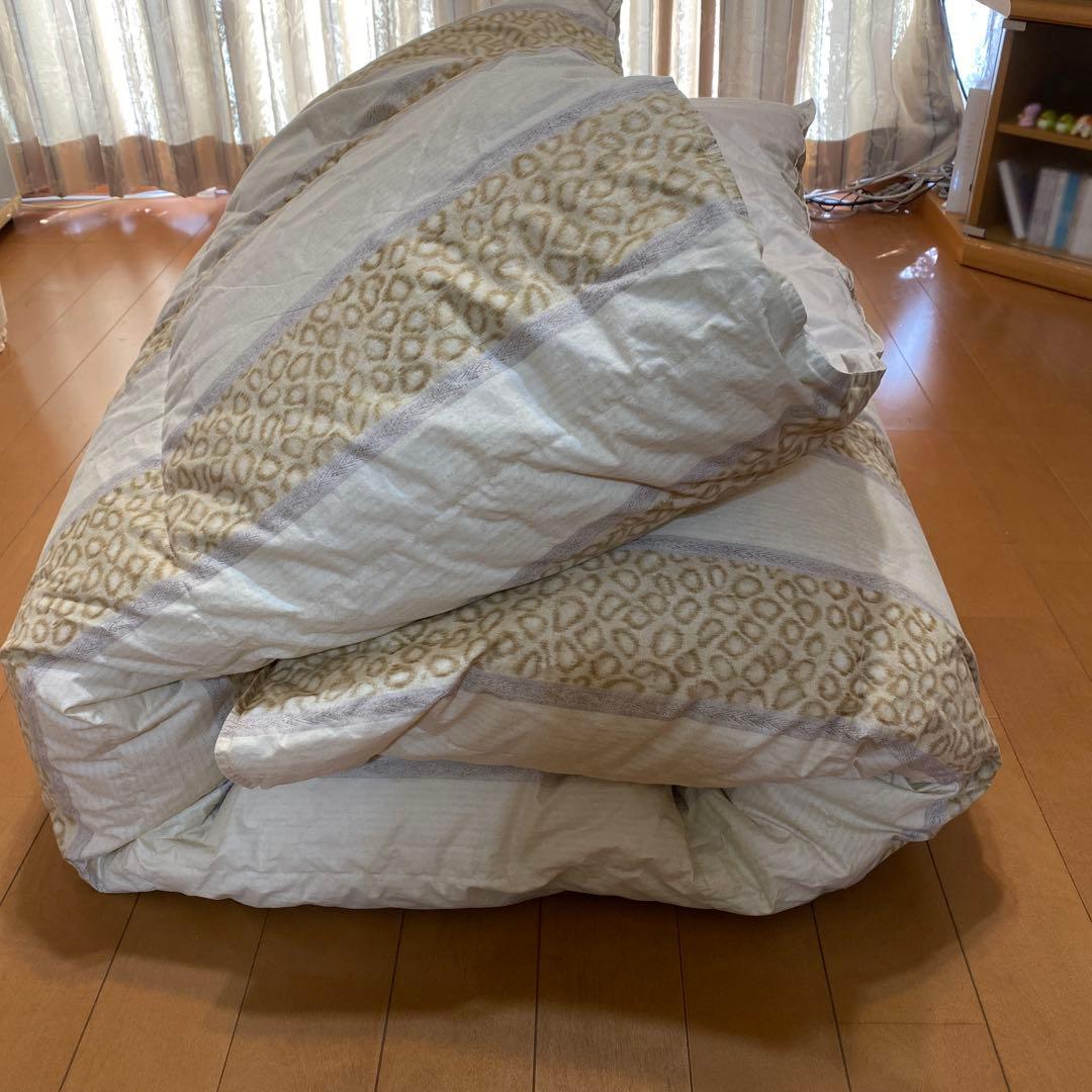 ホワイトダックダウン70%羽毛掛け布団 シングル