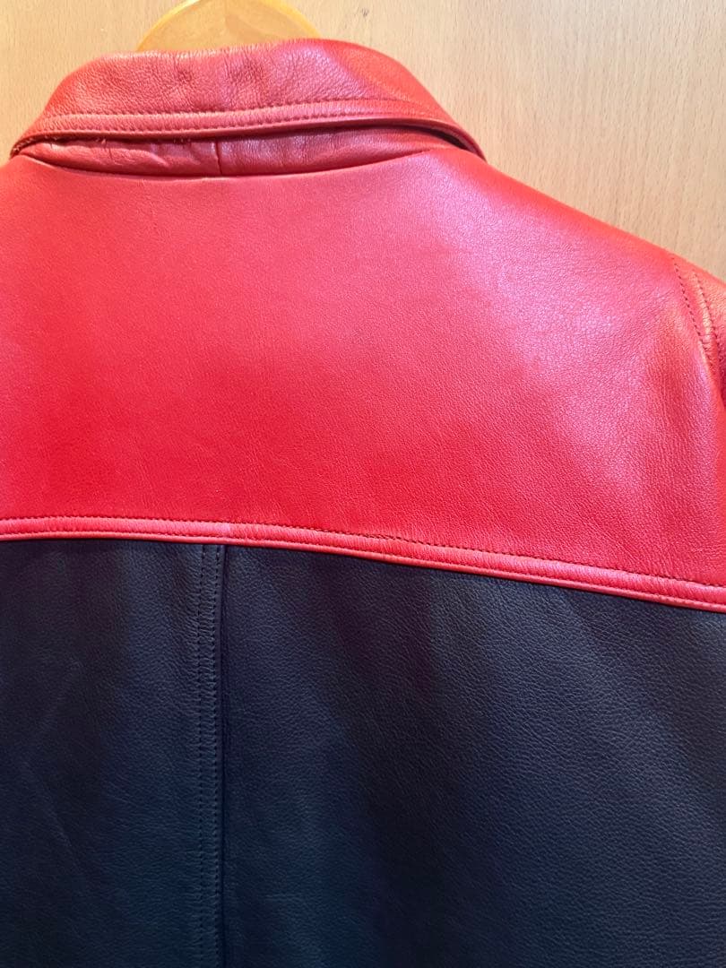 TRIUMPH レザージャケット　ブラック　レッド