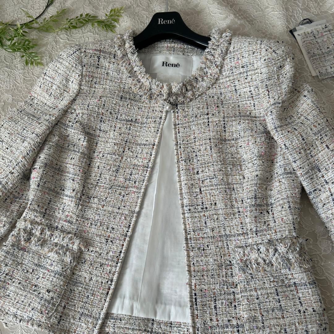 Rene ジャケット　高級イタリー製生地　美品