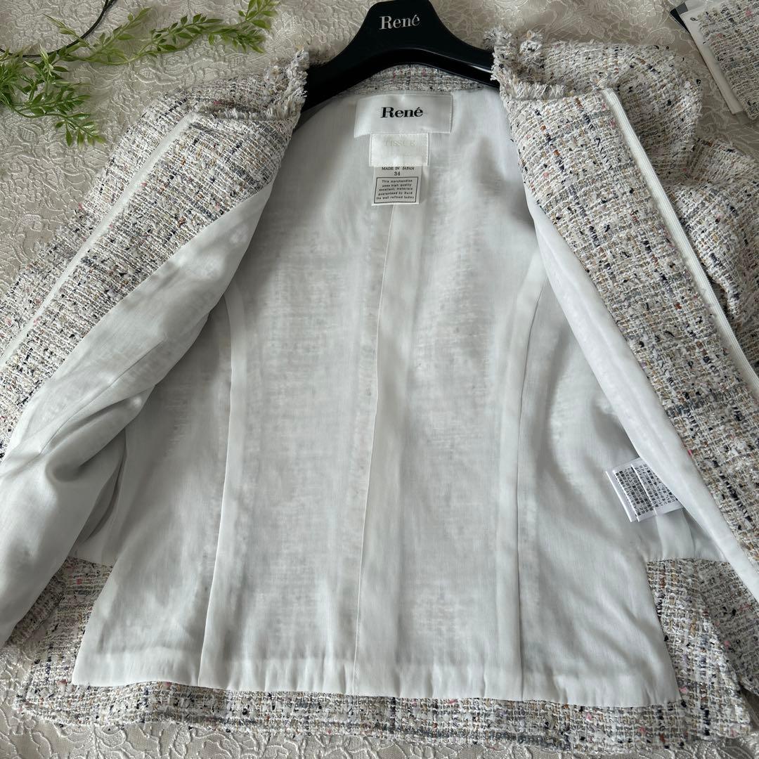 Rene ジャケット　高級イタリー製生地　美品