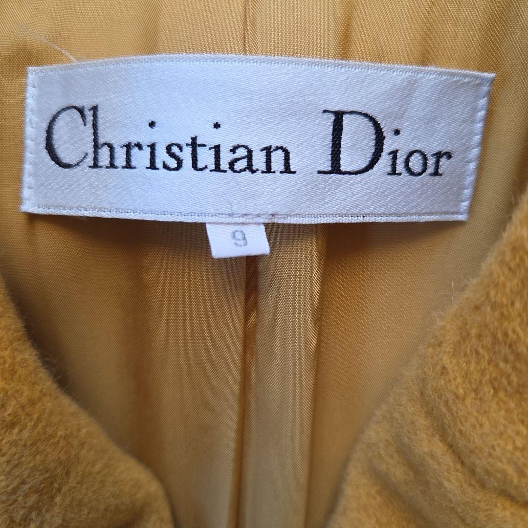 Christian Dior ダブルブレストコート マスタード