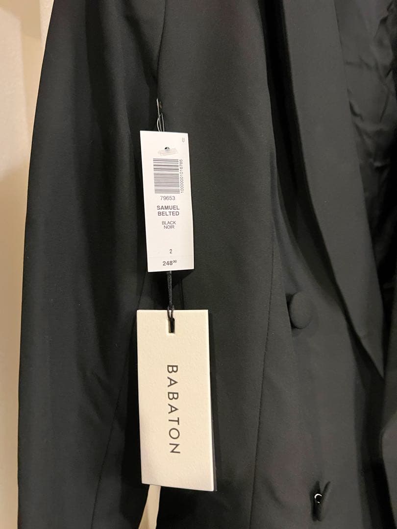 ⭐︎新品タグ付き⭐︎BABATONベルト付きブラックジャケット