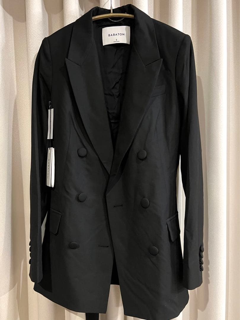 ⭐︎新品タグ付き⭐︎BABATONベルト付きブラックジャケット