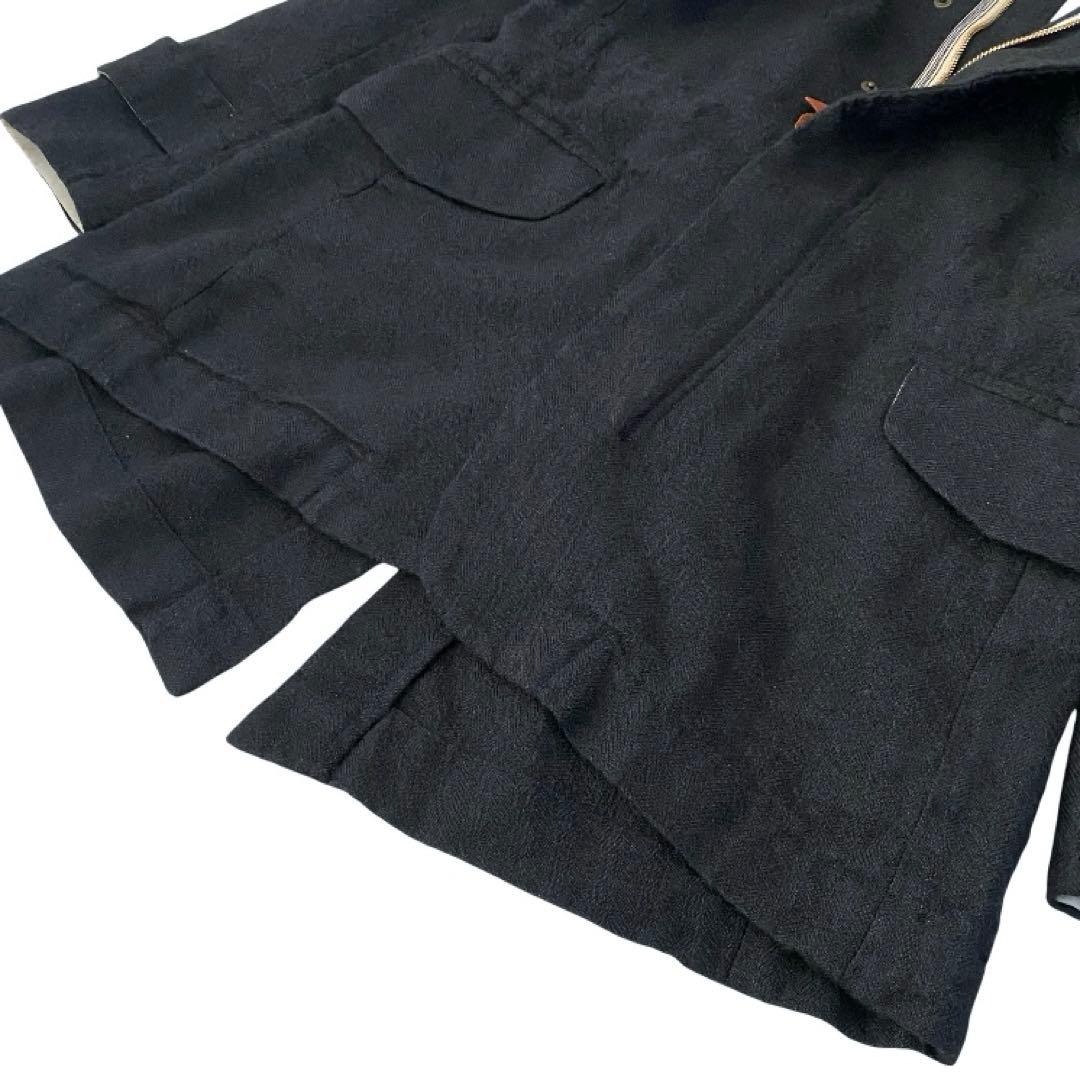 美品✨pallas palace パラスパレス リネン ウール コート 薄手 2