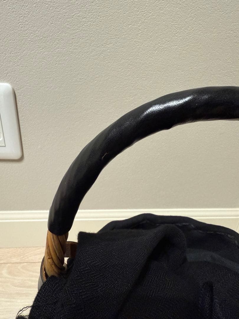 ebagos エバゴス　ブライドル バケツM バスケット ブラック