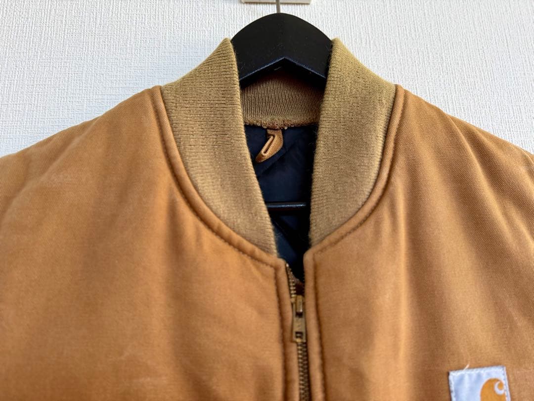 超スペシャル 80s 星タグ アメリカ製 カーハート ベスト L ブラウン
