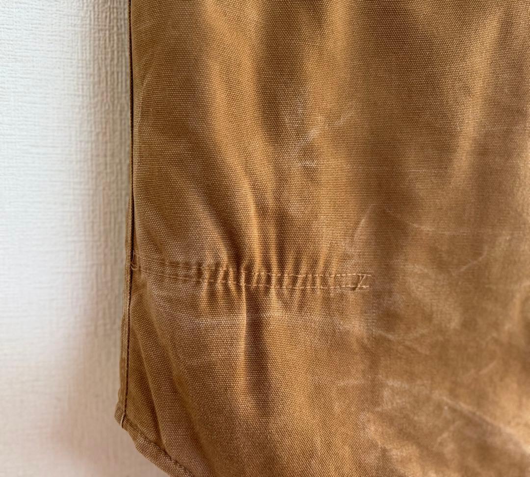 超スペシャル 80s 星タグ アメリカ製 カーハート ベスト L ブラウン