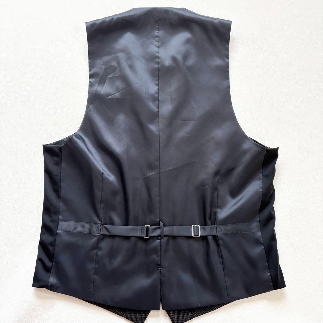 未使用級 スーツセレクト 千鳥格子　4S スーツ スリーピース 2B