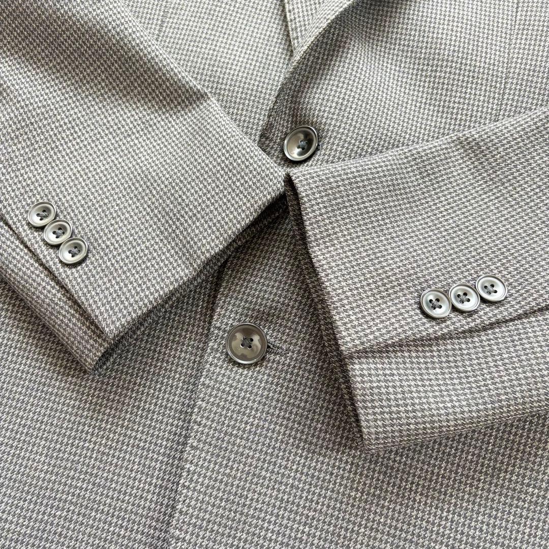 未使用級 スーツセレクト 千鳥格子　4S スーツ スリーピース 2B