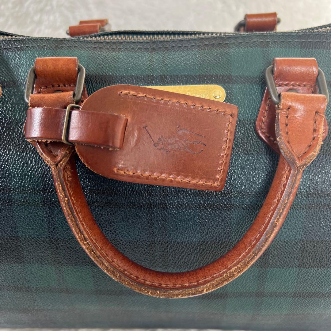 美品✨ POLO RALPH LAURENミニボストンバッグ ブラックウォッチ