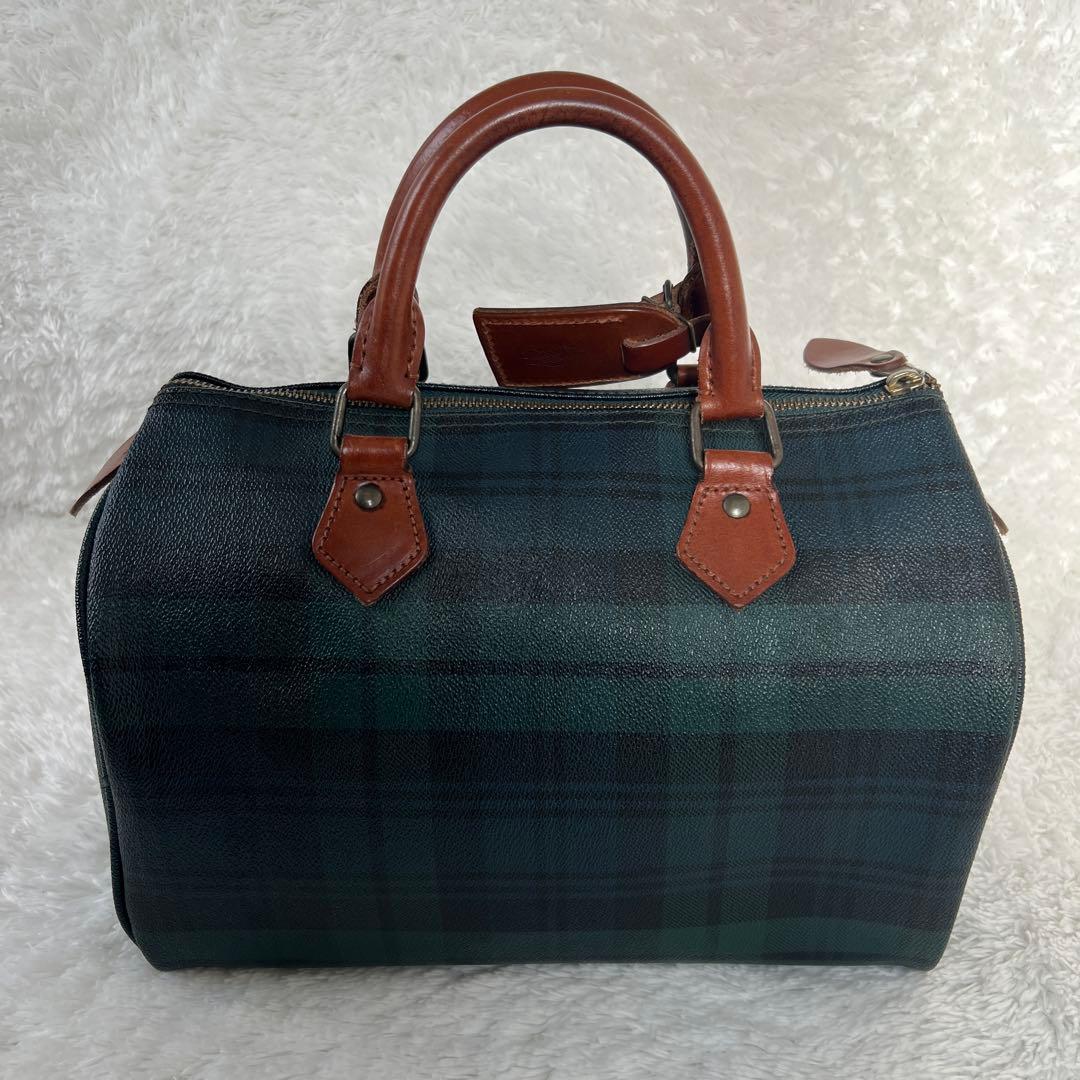 美品✨ POLO RALPH LAURENミニボストンバッグ ブラックウォッチ