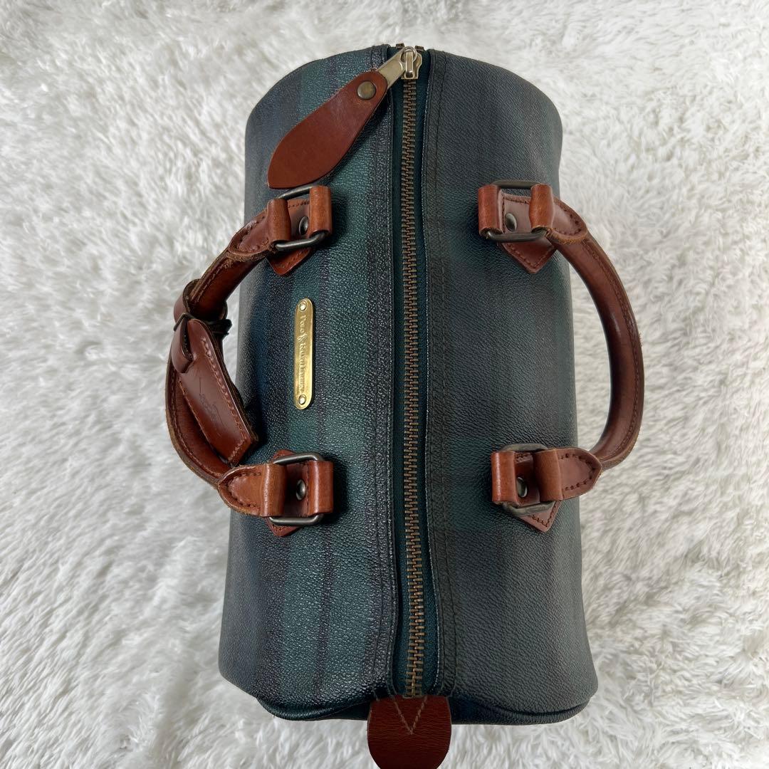 美品✨ POLO RALPH LAURENミニボストンバッグ ブラックウォッチ