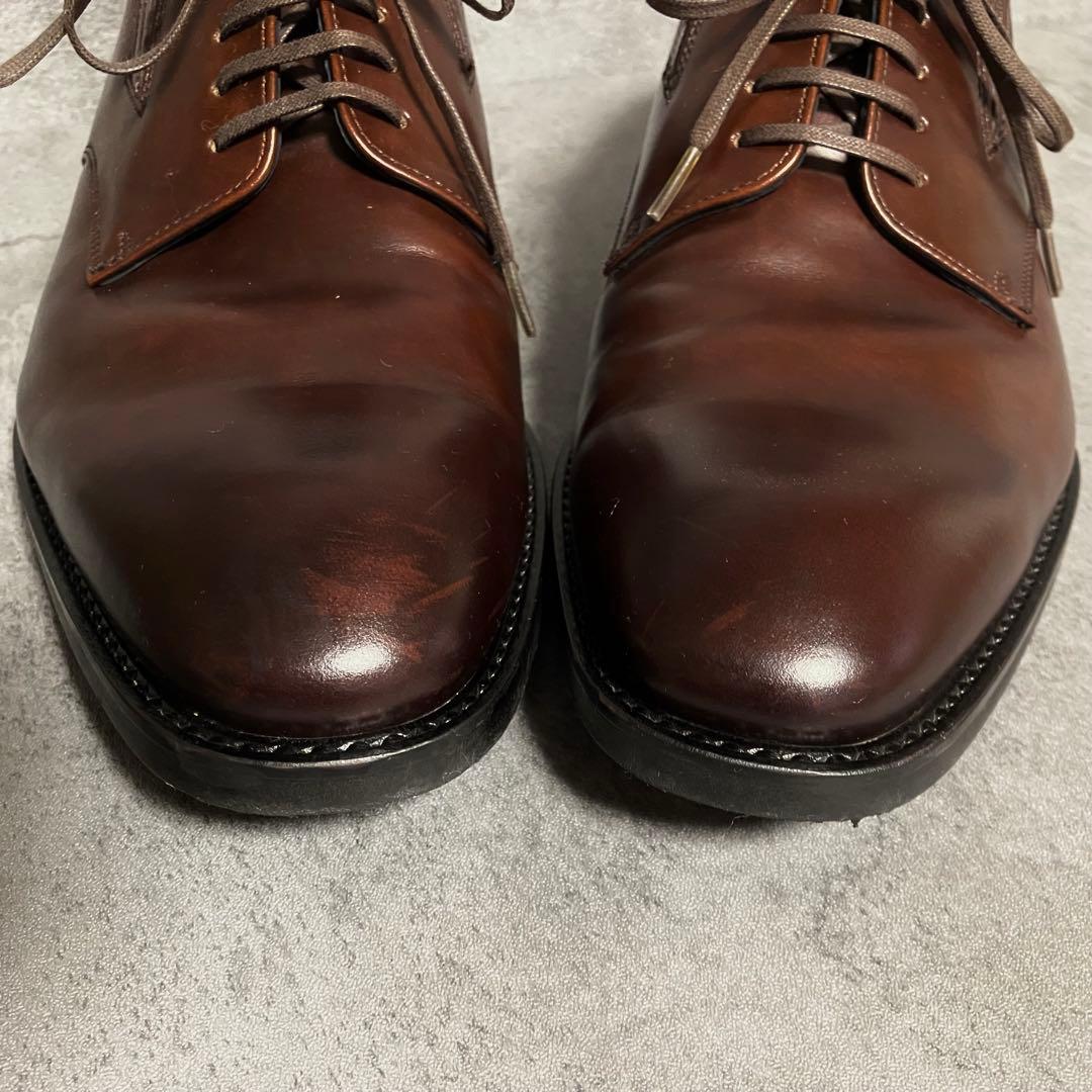 極美品　リーガル　ビジネスシューズ　プレーントゥ　30MR　ブラウン　2248
