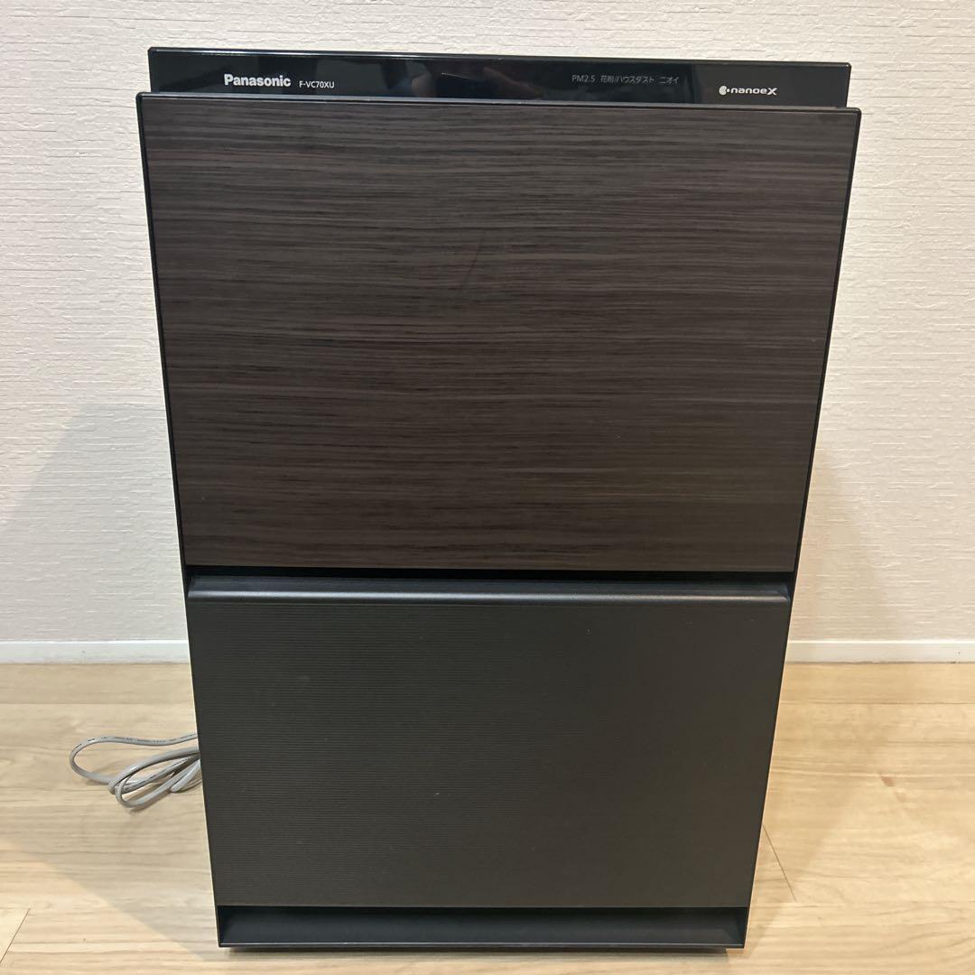 【美品】Panasonic 加湿空気清浄機 2021年製 F-VC70XU