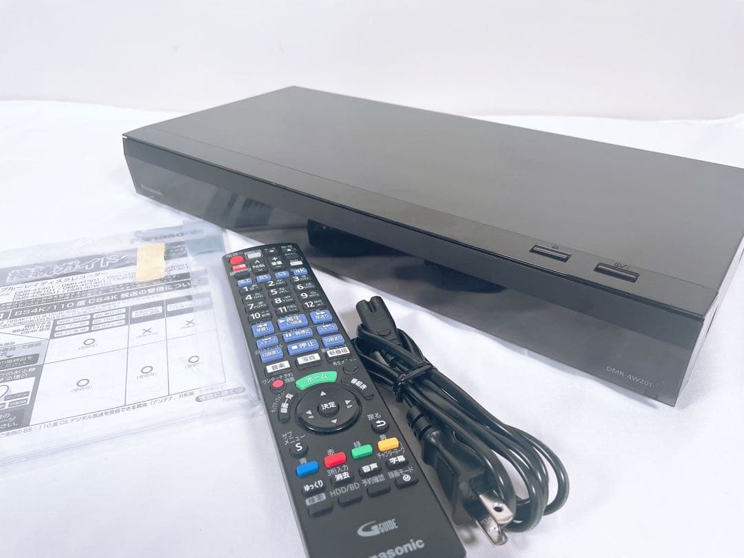 【美品】 Panasonic ブルーレイレコーダー 2TB DMR-4W201