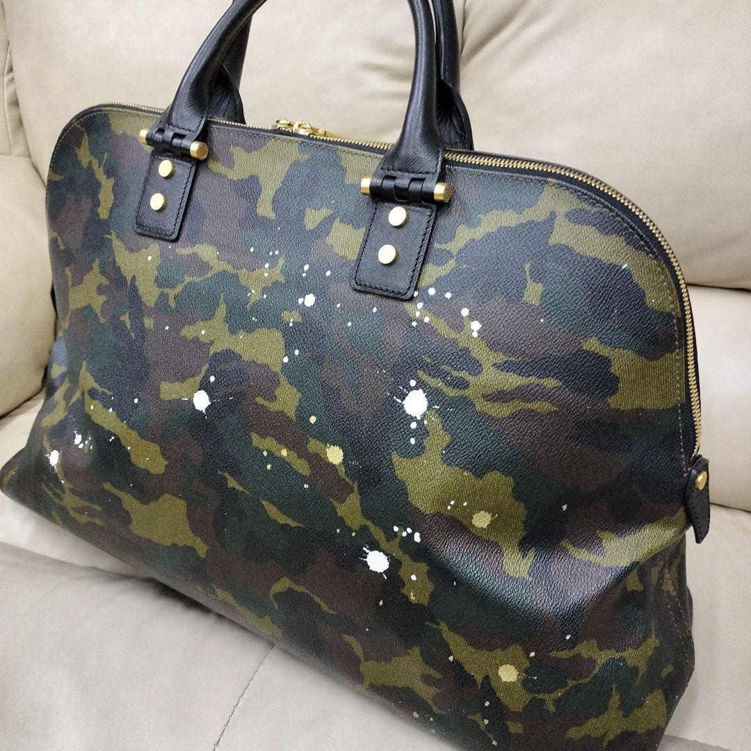 値下げ❗️GENTIL BANDIT ジャンディバンティ　迷彩柄ボストン　美品