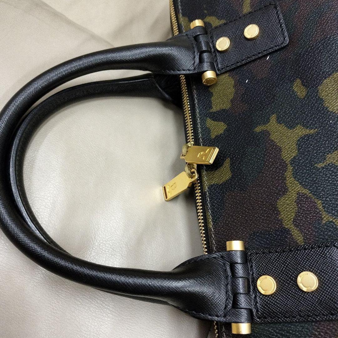 値下げ❗️GENTIL BANDIT ジャンディバンティ　迷彩柄ボストン　美品