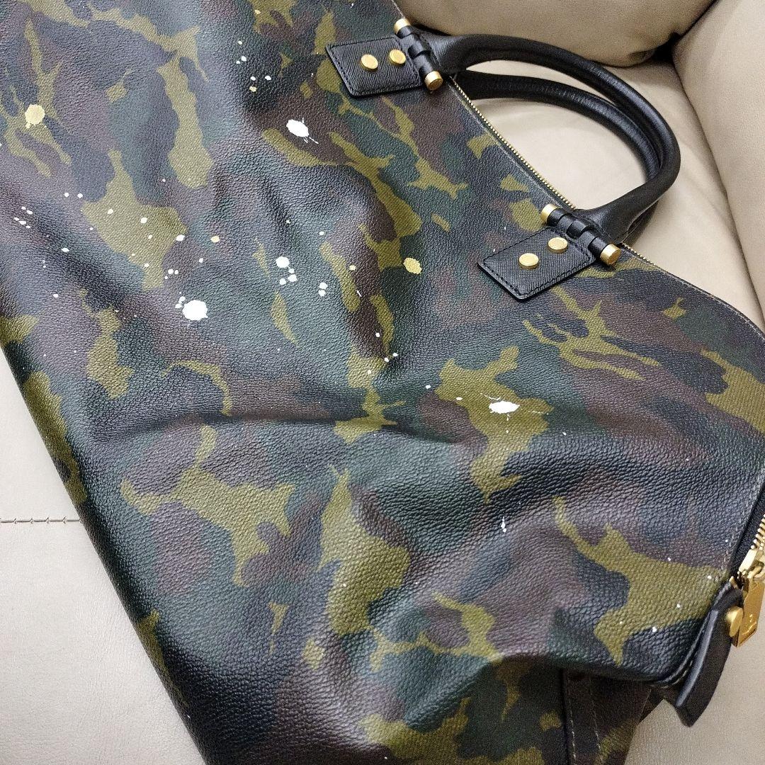 値下げ❗️GENTIL BANDIT ジャンディバンティ　迷彩柄ボストン　美品