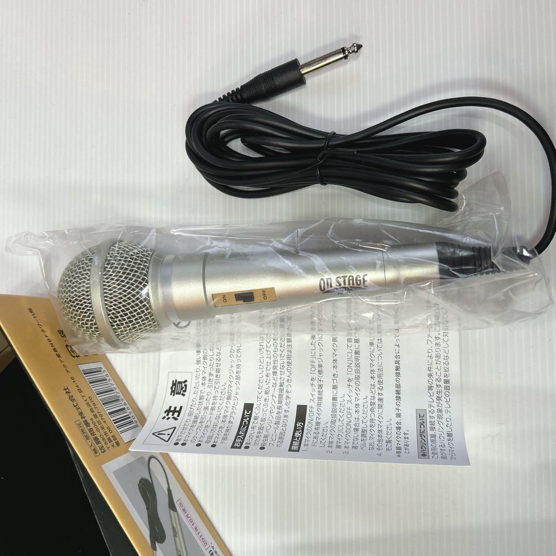 お家カラオケ オンステージ　ペアマイクセット　カラオケ