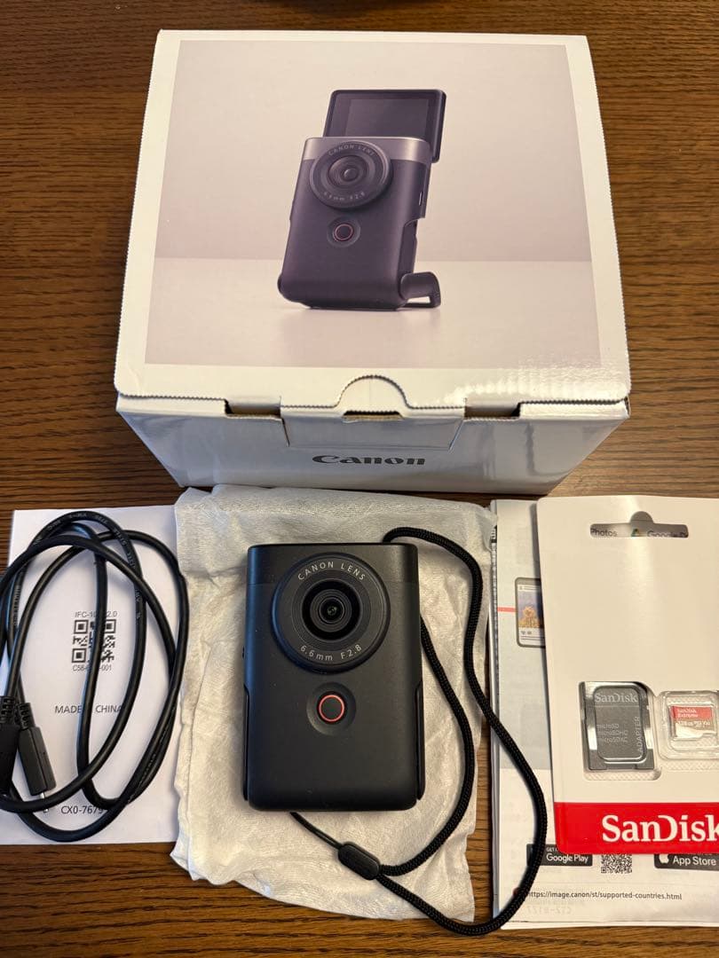 Canon Power Shot V10 パワーショットSanDisk128GB