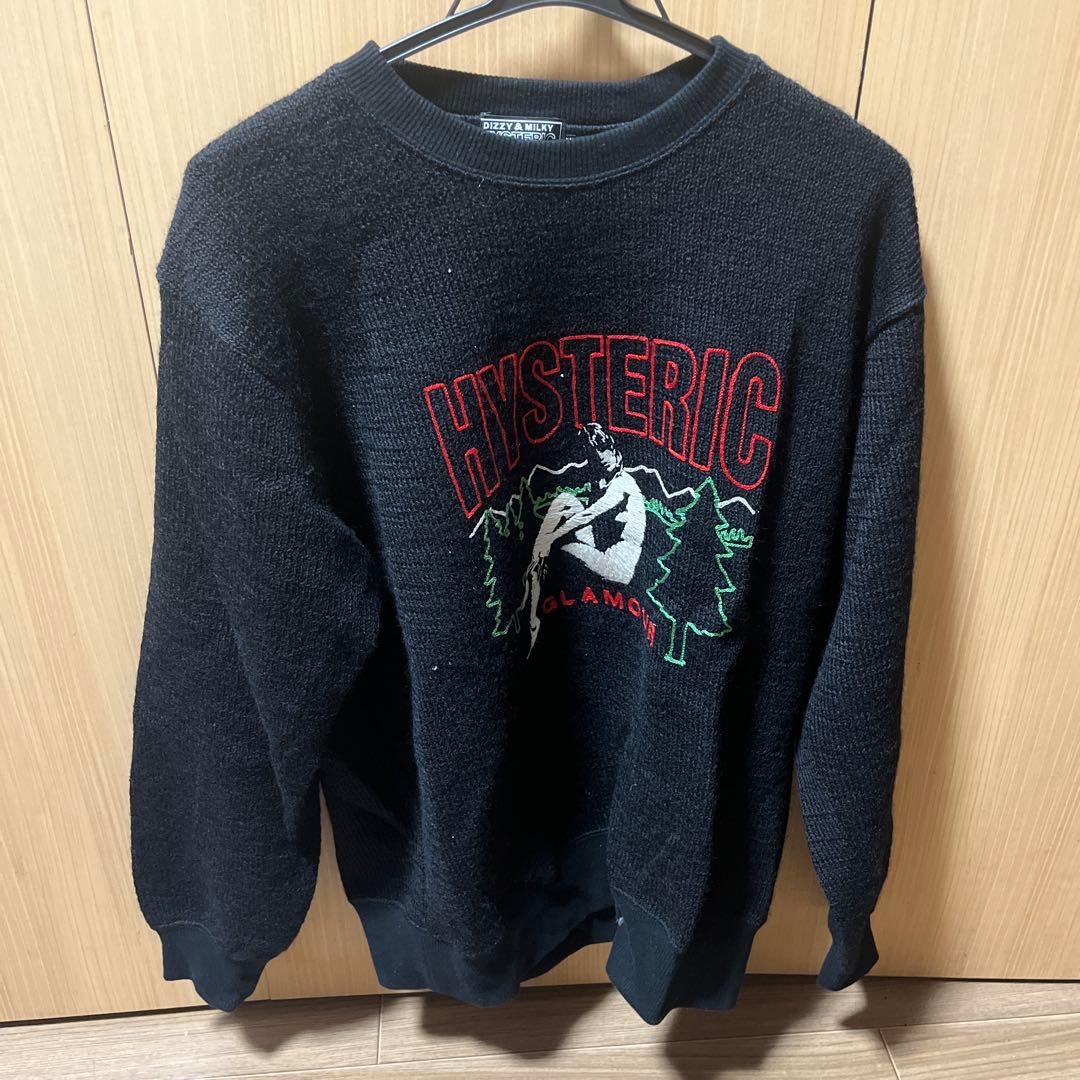 HYSTERIC GLAMOUR ブラックニット M