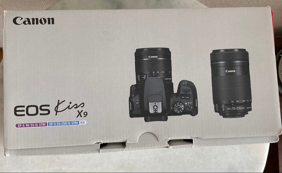 美品/Canon EOS Kiss X9 デジタル一眼レフ 2本レンズ説明書付き