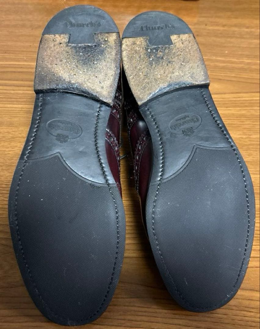 桜*木様 Church's/チャーチ/バーガンディ/ローファー