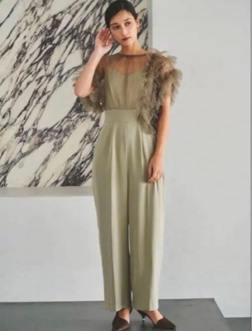 LAGUNAMOON ラグナムーン　オリーブグリーンパンツドレス