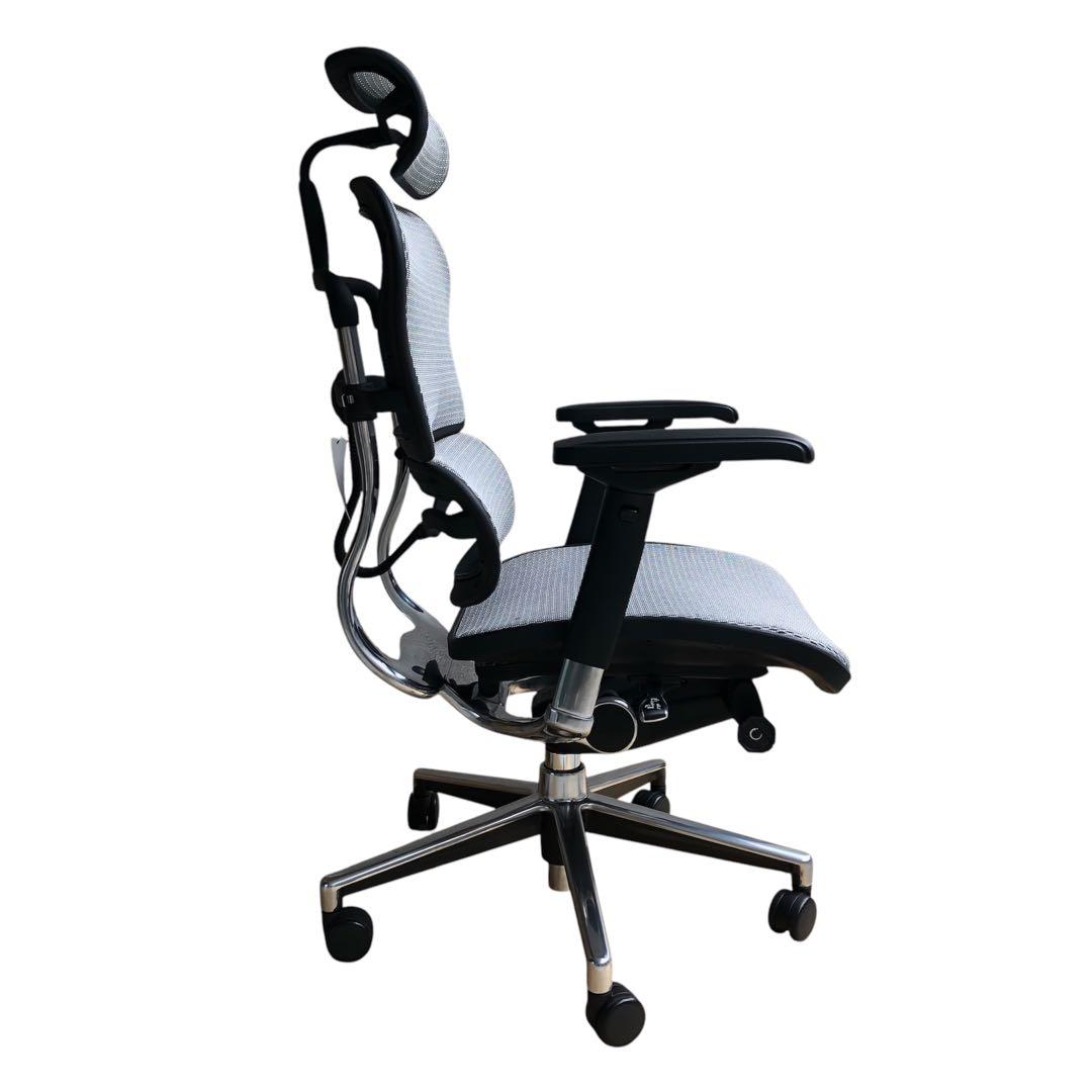 ぽいんきー　 極美品 エルゴヒューマンベーシック オフィスチェア ヘッドレ