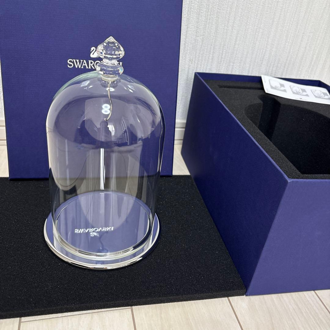 最終価格！スワロフスキー　ガラス鐘ディスプレイL