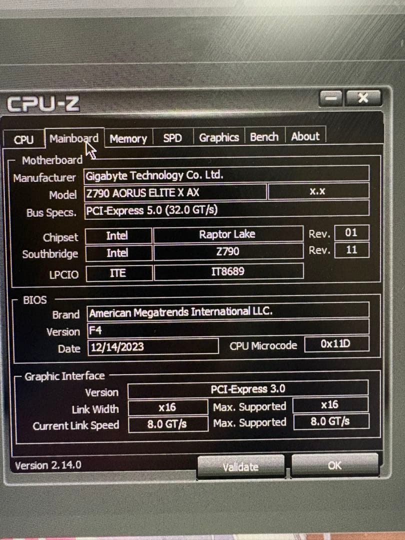 Z790 AORUS ELITE X AX　 マザーボード