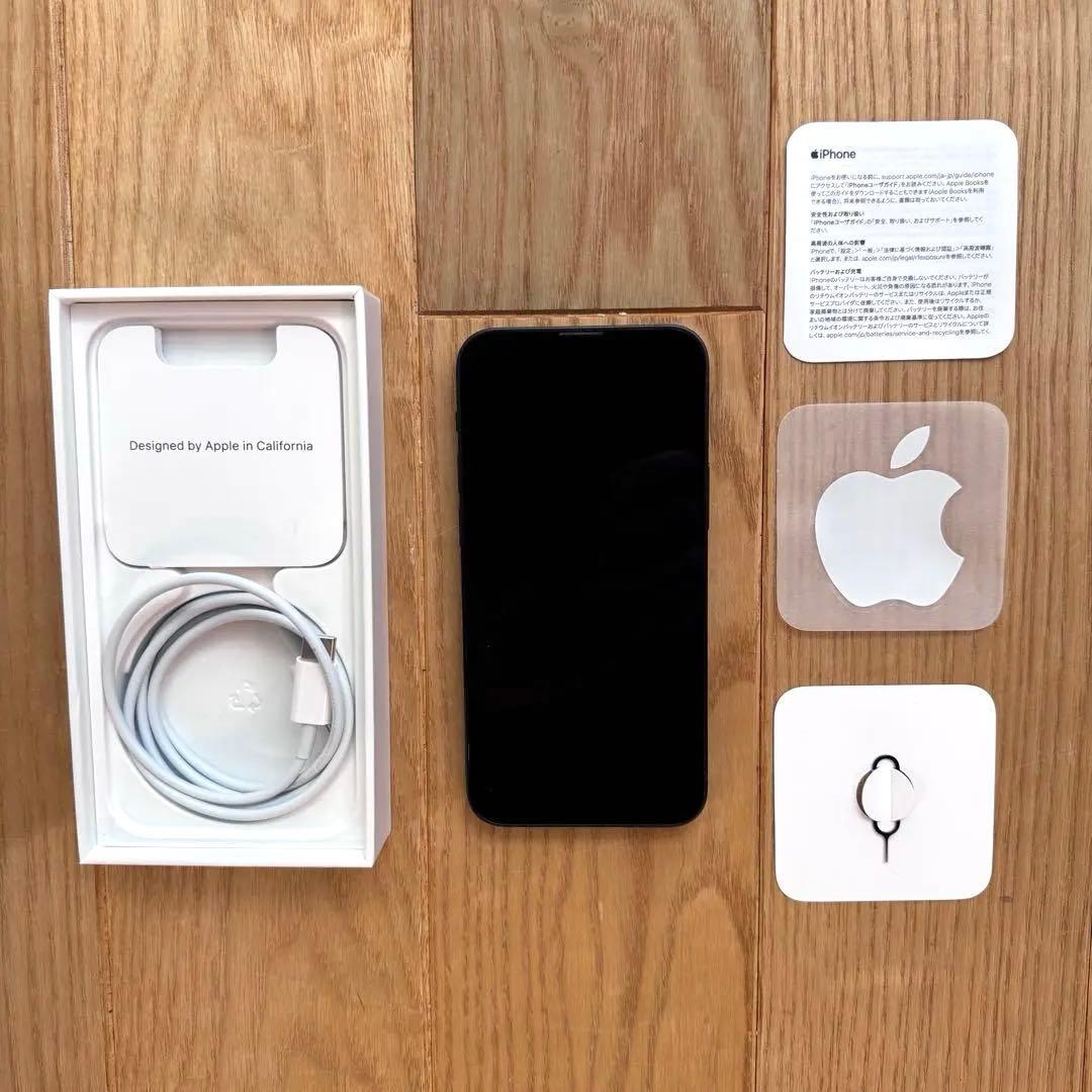 Apple iPhone13mini ミッドナイト256GB バッテリー 76%