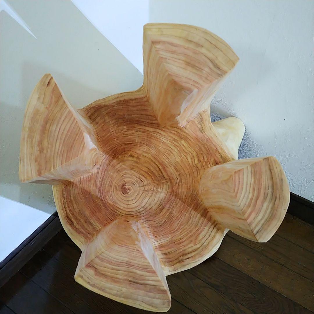 丸太スツール　丸太サイドテーブル　ヒノキ根元